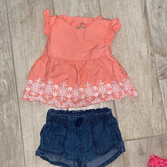 Girls 18-24 Months Summer Outfit Sets Tops Shorts - Picture 6 of 16